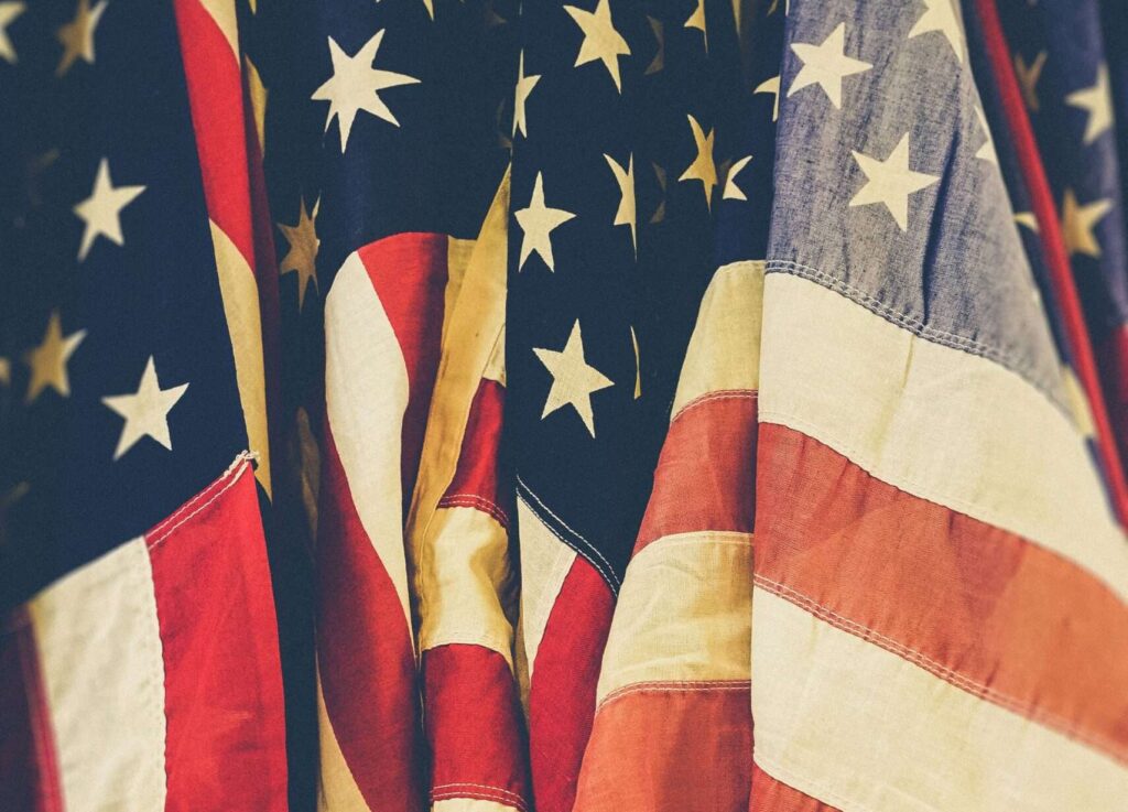american flags