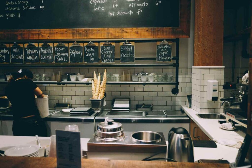 kitchen interior view
