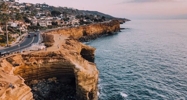 the cliffs
